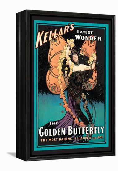 The Golden Butterfly: Kellar's Latest Wonder-null-Framed Stretched Canvas