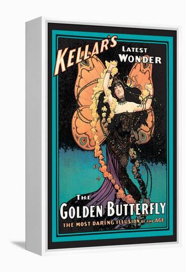 The Golden Butterfly: Kellar's Latest Wonder-null-Framed Stretched Canvas