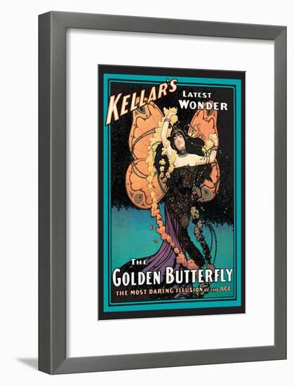 The Golden Butterfly: Kellar's Latest Wonder-null-Framed Art Print