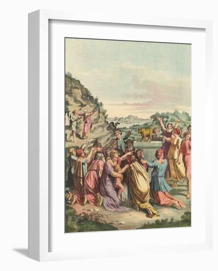 The Golden Calf-Eugene Ronjat-Framed Art Print