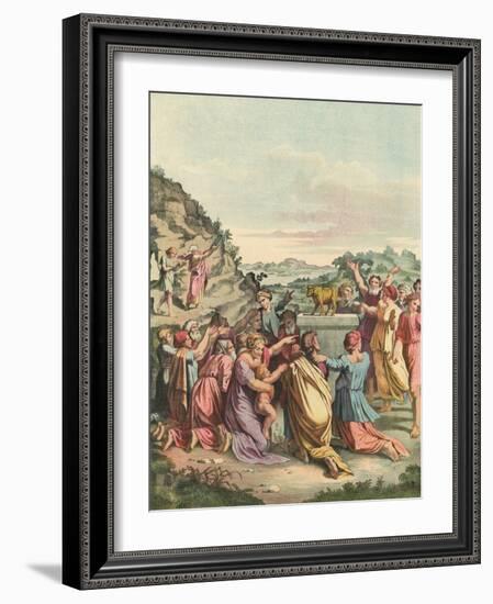 The Golden Calf-Eugene Ronjat-Framed Art Print