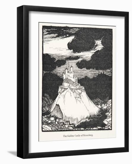 The Golden Castle of Stromberg, from the Fairy Tales of the Brothers Grimm, Pub. 1909 (Litho)-Arthur Rackham-Framed Giclee Print