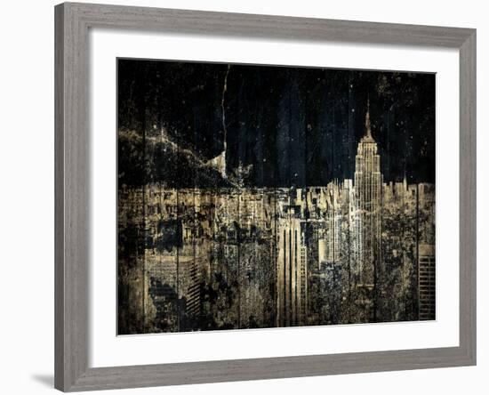 The Golden City-Jace Grey-Framed Photo