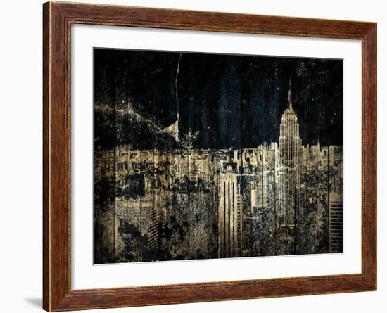 The Golden City-Jace Grey-Framed Photo