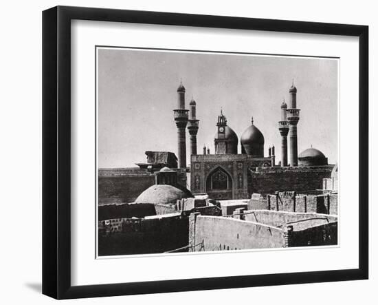 The Golden Domes and Minarets of the Al-Kadhimiya Mosque, Baghdad, Iraq, 1925-A Kerim-Framed Giclee Print