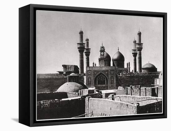 The Golden Domes and Minarets of the Al-Kadhimiya Mosque, Baghdad, Iraq, 1925-A Kerim-Framed Premier Image Canvas