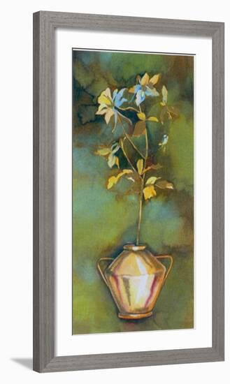 The Golden Flower II-Cesara Maltempi-Framed Art Print