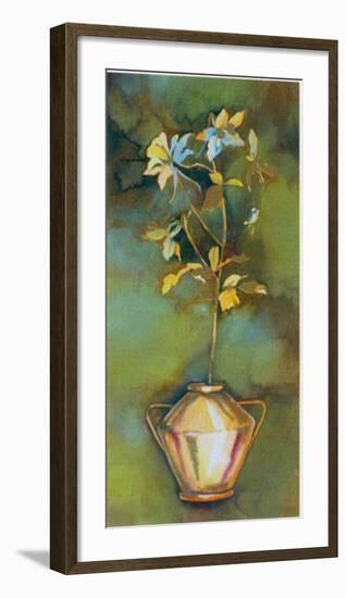 The Golden Flower II-Cesara Maltempi-Framed Art Print