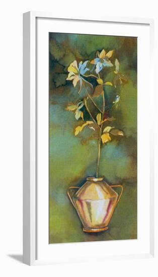The Golden Flower II-Cesara Maltempi-Framed Art Print