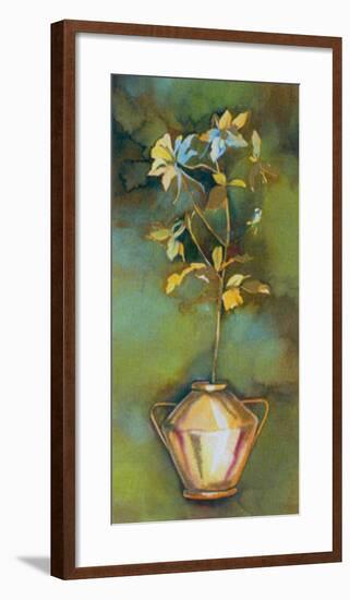 The Golden Flower II-Cesara Maltempi-Framed Art Print