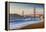 The Golden Gate Bridge from Baker Beach, San Francisco, California-Chuck Haney-Framed Premier Image Canvas