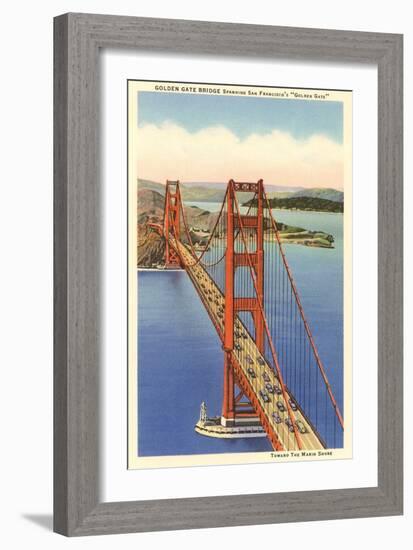 The Golden Gate Bridge, San Francisco, California-null-Framed Art Print