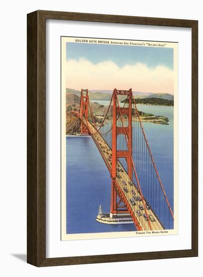 The Golden Gate Bridge, San Francisco, California-null-Framed Art Print