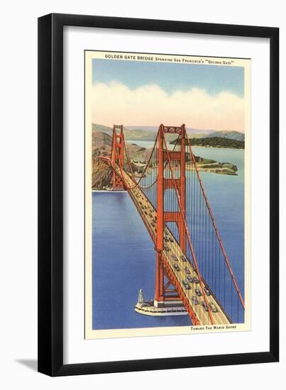 The Golden Gate Bridge, San Francisco, California-null-Framed Art Print