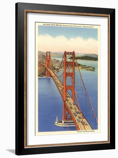 The Golden Gate Bridge, San Francisco, California-null-Framed Art Print