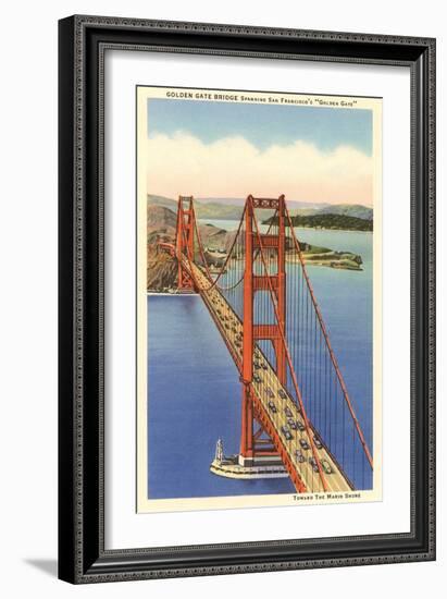 The Golden Gate Bridge, San Francisco, California-null-Framed Art Print