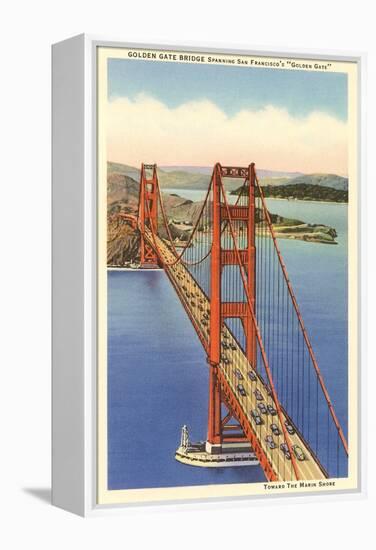 The Golden Gate Bridge, San Francisco, California-null-Framed Stretched Canvas