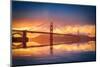 The Golden Gate Bridge-Marco Carmassi-Mounted Photographic Print