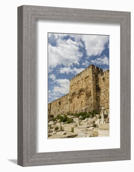 The Golden Gate on the Eastern Wall of the Temple Mount-Yadid Levy-Framed Photographic Print