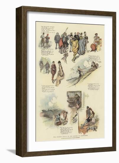 The Golden Glove, or the Squire of Tamworth-Claude Shepperson-Framed Giclee Print