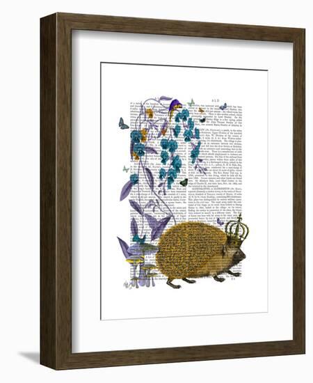 The Golden Hedgehog-Fab Funky-Framed Art Print