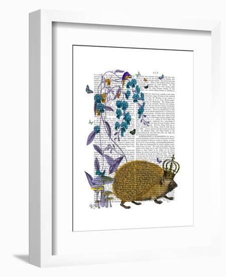 The Golden Hedgehog-Fab Funky-Framed Art Print