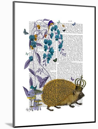 The Golden Hedgehog-Fab Funky-Mounted Art Print