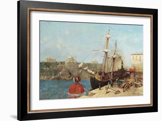 The Golden Horn, 1876-Alberto Pasini-Framed Giclee Print