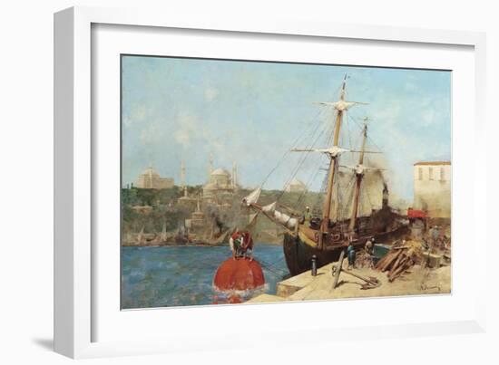 The Golden Horn, 1876-Alberto Pasini-Framed Giclee Print