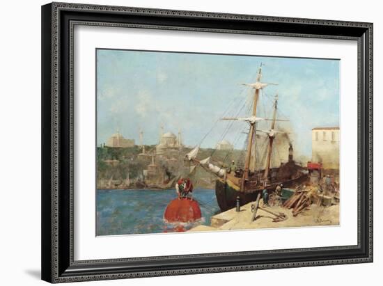 The Golden Horn, 1876-Alberto Pasini-Framed Giclee Print