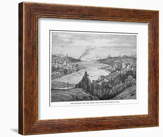 The Golden Horn Looking Eastwards from the Heights of Eyub-null-Framed Photographic Print