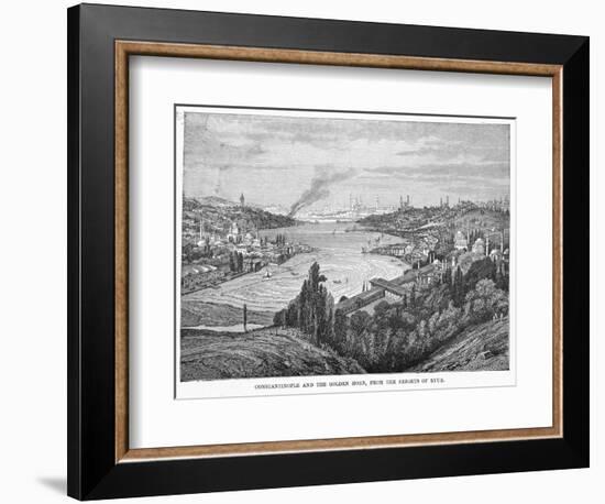 The Golden Horn Looking Eastwards from the Heights of Eyub-null-Framed Photographic Print