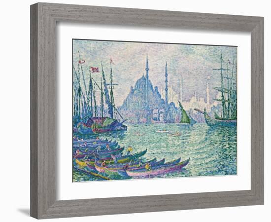 The Golden Horn, Minarets, 1907-Paul Signac-Framed Giclee Print