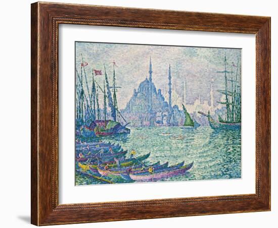 The Golden Horn, Minarets, 1907-Paul Signac-Framed Giclee Print