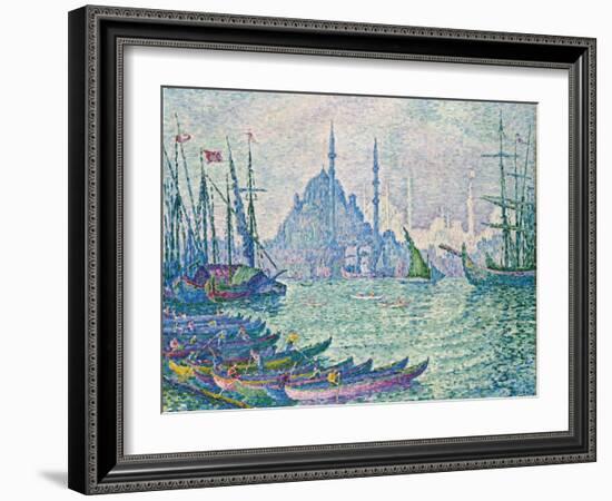 The Golden Horn, Minarets, 1907-Paul Signac-Framed Giclee Print