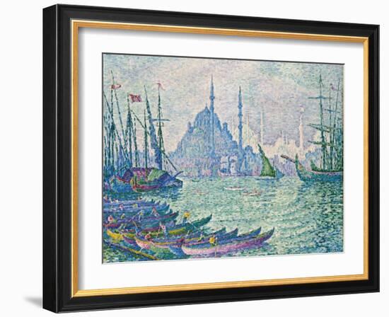 The Golden Horn, Minarets, 1907-Paul Signac-Framed Giclee Print