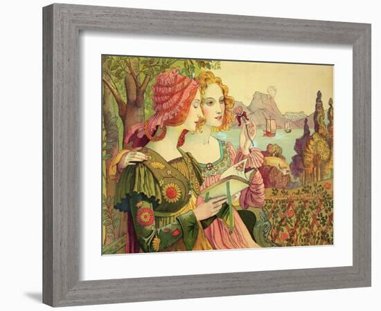 The Golden Legend, 1897, from "L'Estampe Moderne," Published Paris 1897-99-Armand Point-Framed Giclee Print