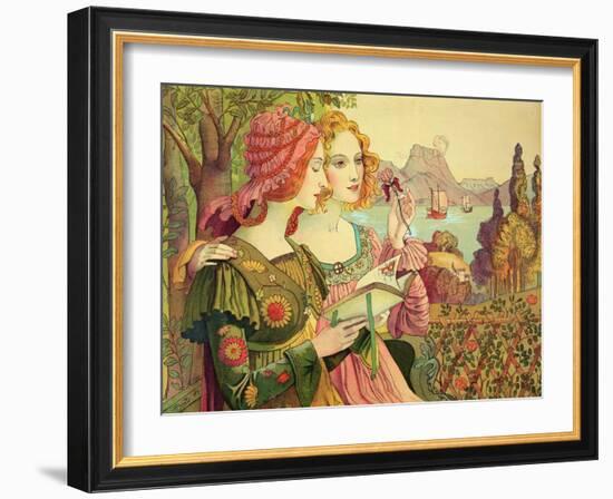 The Golden Legend, 1897, from "L'Estampe Moderne," Published Paris 1897-99-Armand Point-Framed Giclee Print