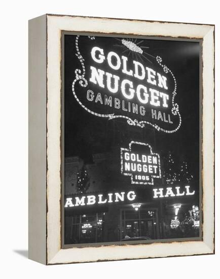 The Golden Nugget in Las Vegas Since 1905-Loomis Dean-Framed Premier Image Canvas