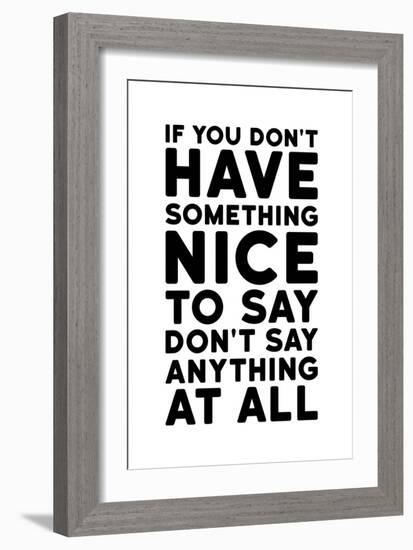 The Golden Rule-null-Framed Art Print