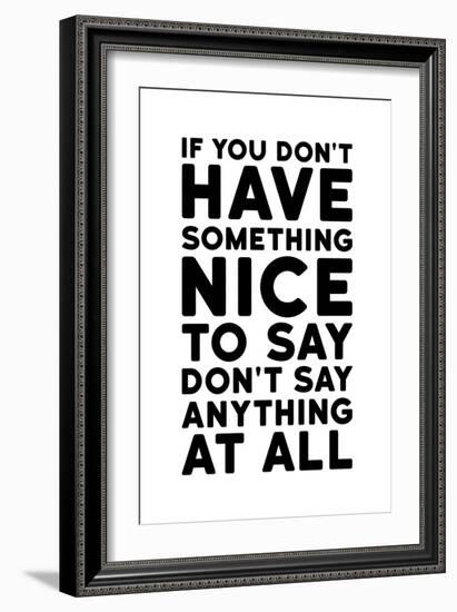 The Golden Rule-null-Framed Art Print