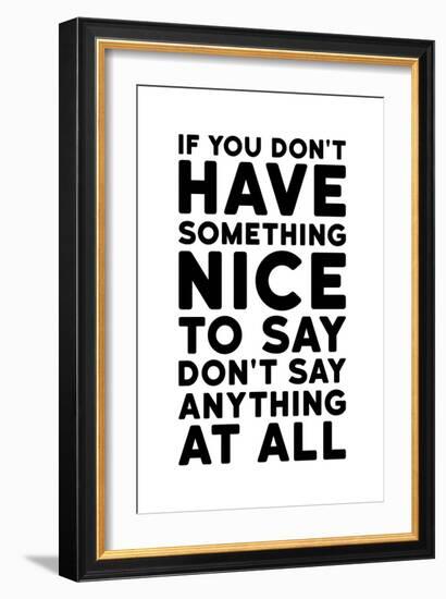 The Golden Rule-null-Framed Art Print