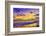 The golden setting sun reflects a gold glow on the beach at Pererenan Beach, Bali, Indonesia-Greg Johnston-Framed Photographic Print