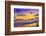 The golden setting sun reflects a gold glow on the beach at Pererenan Beach, Bali, Indonesia-Greg Johnston-Framed Photographic Print