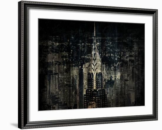 The Golden Skyline-Jace Grey-Framed Photo