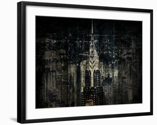 The Golden Skyline-Jace Grey-Framed Photo