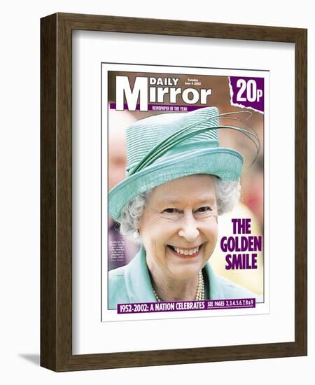 The Golden Smile. 1952-2002 a Nation Celebrates-null-Framed Photographic Print