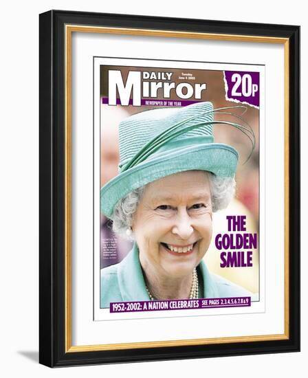 The Golden Smile. 1952-2002 a Nation Celebrates-null-Framed Photographic Print