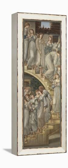 The Golden Stairs-Edward Burne-Jones-Framed Premier Image Canvas