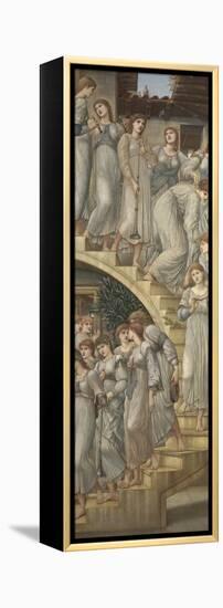 The Golden Stairs-Edward Burne-Jones-Framed Premier Image Canvas